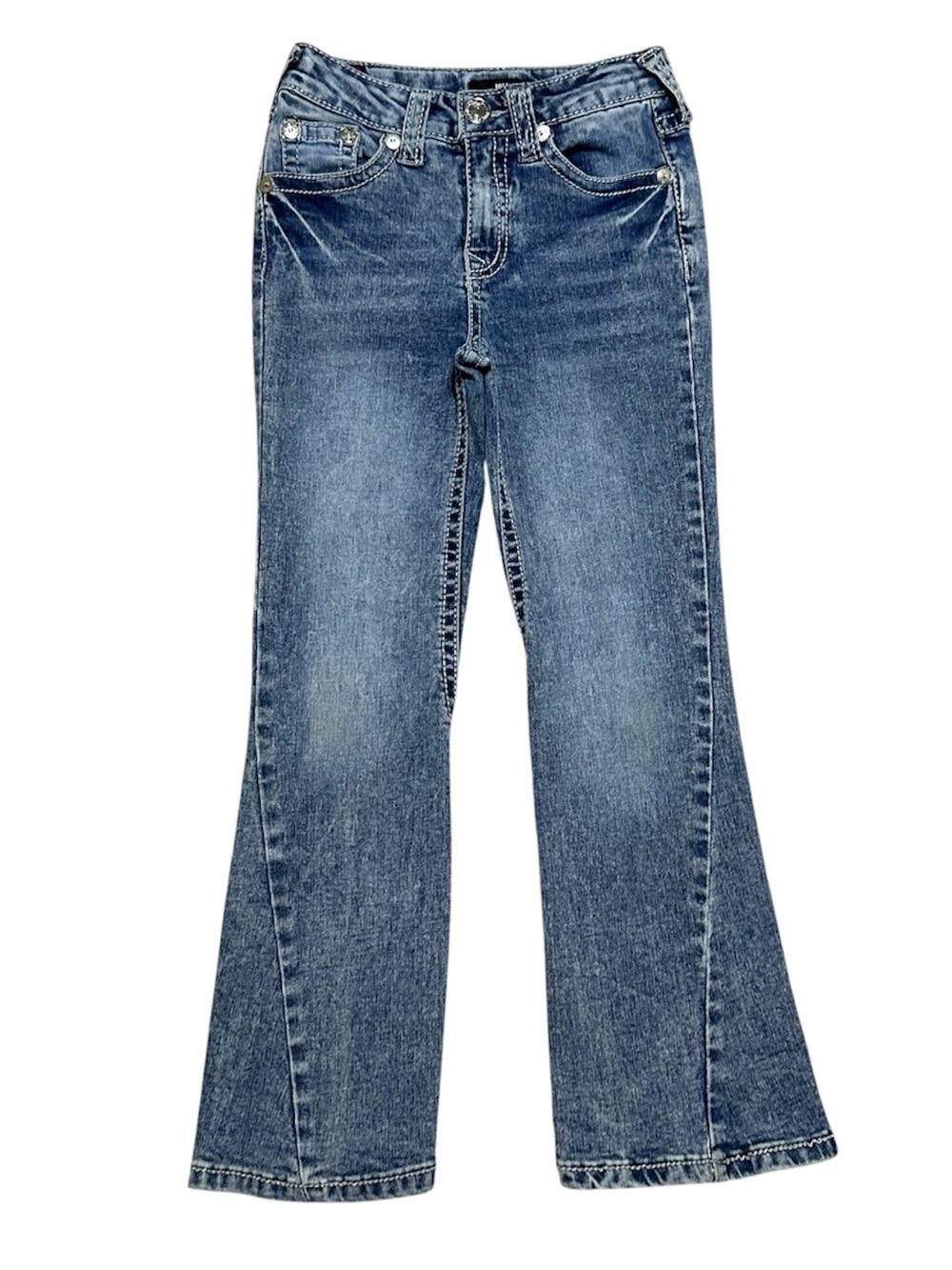 True Religion girls Joey hi rise flare jeans size 7